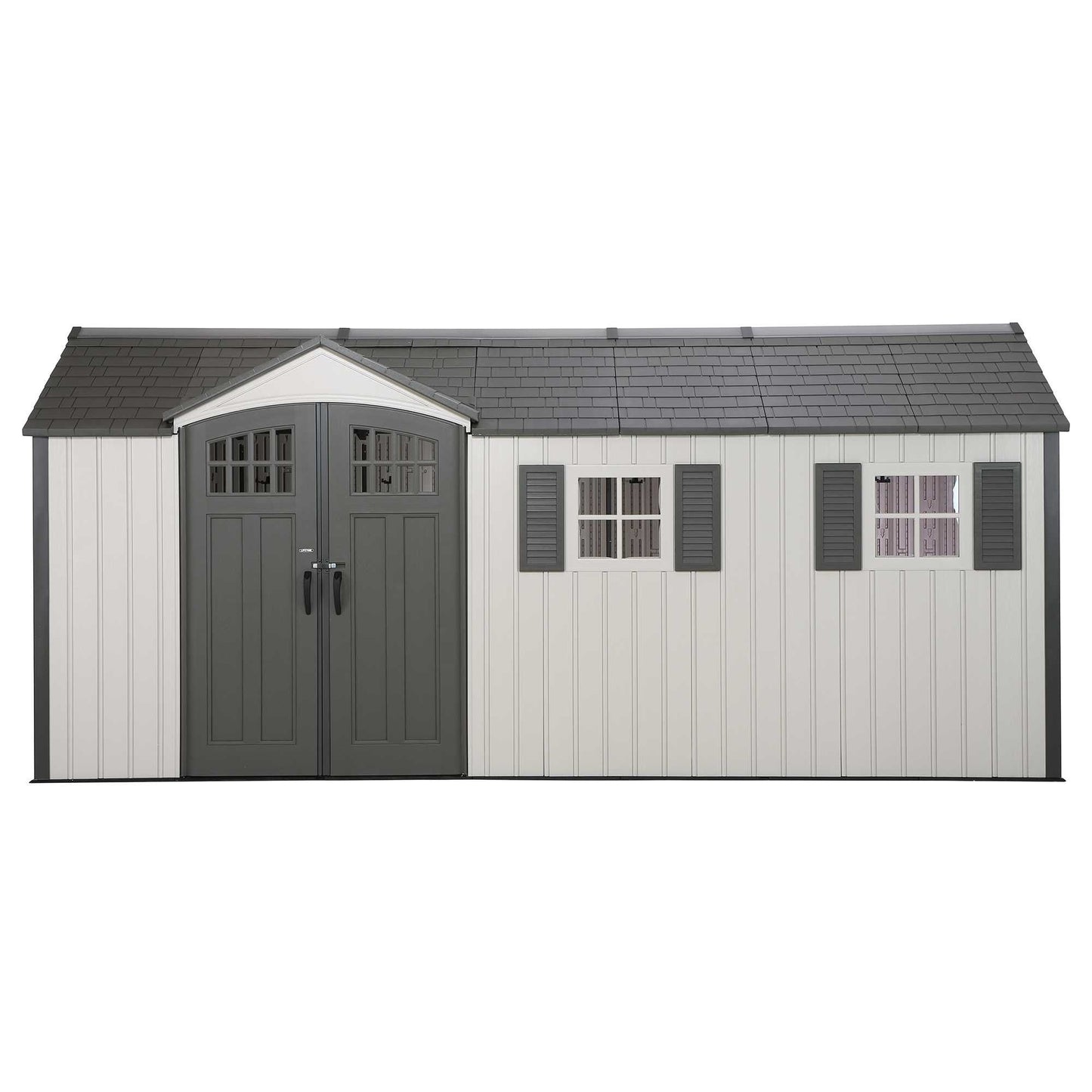 Lifetime Heavy Duty Dual Entrance Plastic Shed 17.5 x 8ft