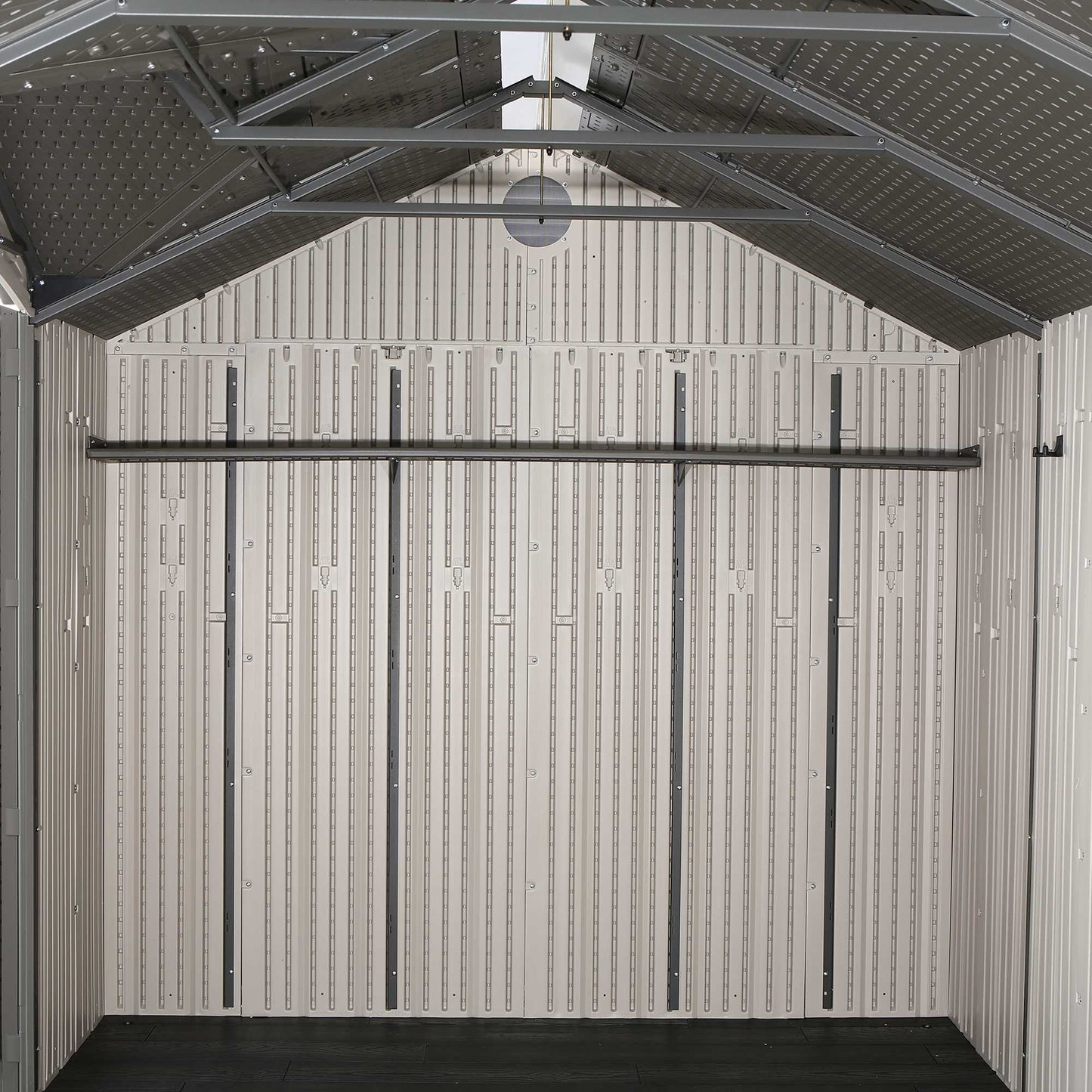 Lifetime Heavy Duty Dual Entrance Plastic Shed 17.5 x 8ft