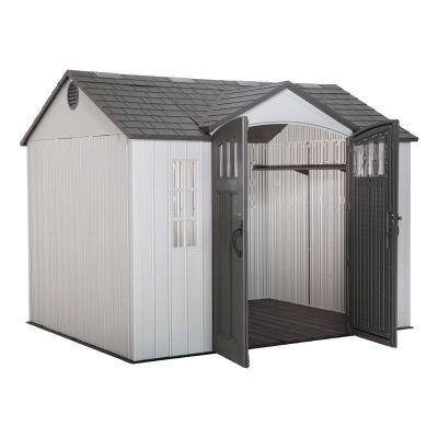 Lifetime Heavy Duty Single Entrance Plastic Shed 10x8ft