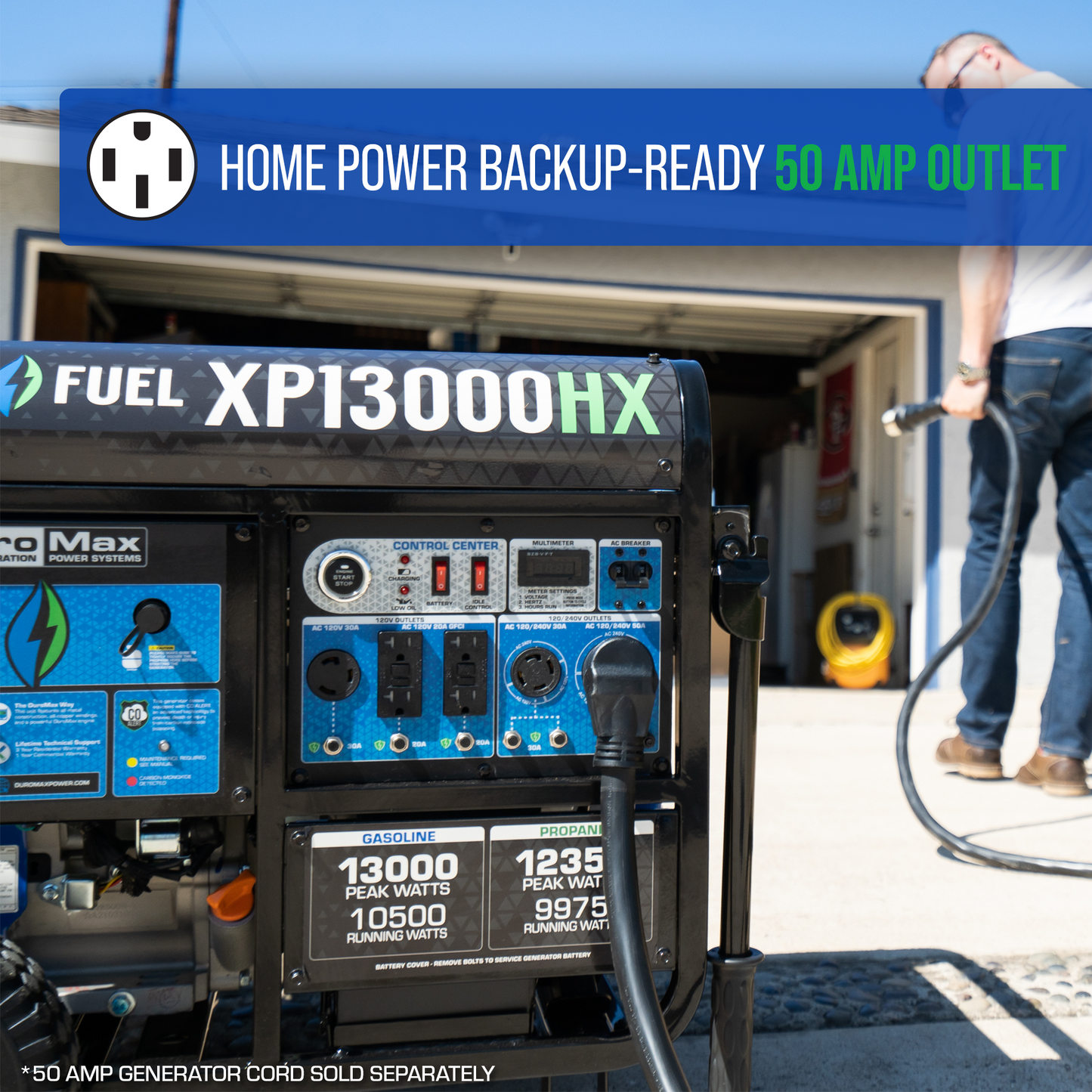 DuroMax XP13000HXT 13000-Watt 500cc
